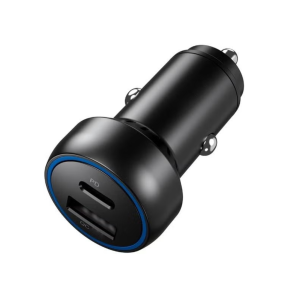 شاحن سيارة بمنفذين USB (USB-A QC 3.1 + USB-C PD) – 20 واط