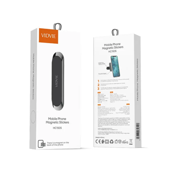 ⁦حامل هاتف مغناطيسي فيدفي VIDVIE HC1505 – قاعدة لاصقة متعددة الاستخدامات للسيارة والمكتب والمنزل⁩ - الصورة ⁦4⁩