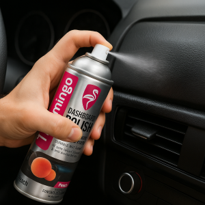 Flamingo Dashboard Polish – ملمع تابلوه برائحة الخوخ – 220 مل