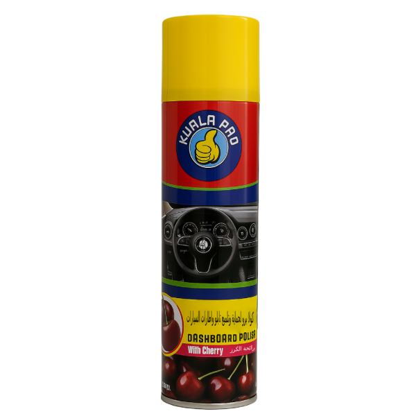 ⁦KUALA PRO Dashboard Polish – ملمع تابلوه وإطارات السيارات برائحة الكرز⁩ - الصورة ⁦2⁩
