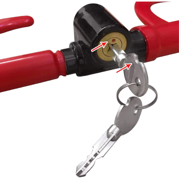 ⁦قفل متعدد الاستخدامات لعجلة القيادة – Multi-Functional Steering Wheel Lock⁩ - الصورة ⁦2⁩