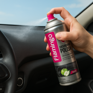 Flamingo Dashboard Polish – ملمع تابلوه برائحة التفاح – 220 مل