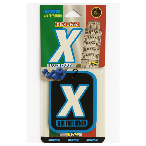 ⁦معطر هواء للسيارة "Aroma X" – رائحة التوت الأزرق (Blueberry)⁩ - الصورة ⁦2⁩