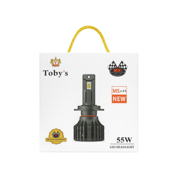 ⁦كشاف سيارة LED Toby's MS2-F5 – إصدار H7 | قوة 55 واط⁩ - الصورة ⁦2⁩