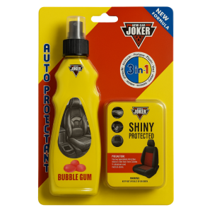 JOKER Auto Protectant 3in1 – طقم حماية ولمعان داخلي للسيارة برائحة علكة الفقاعات