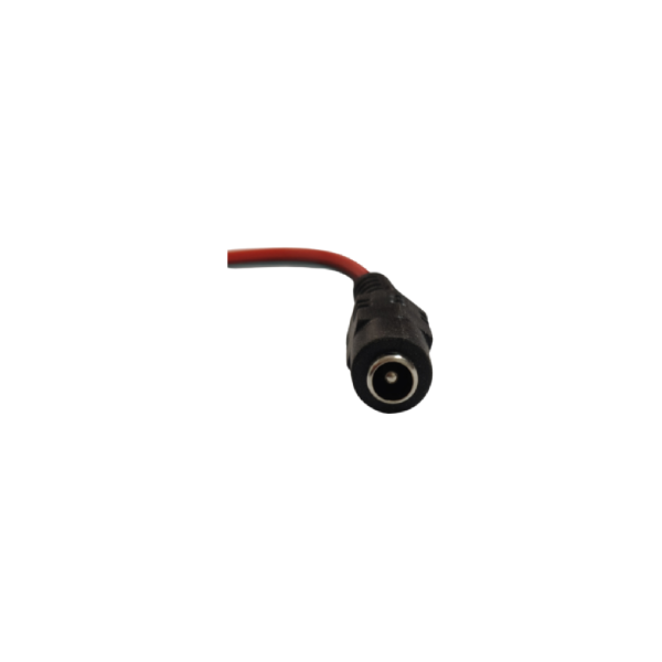 ⁦كابل توصيل كهرباء بفتحة أنثى (DC Female Connector Cable) – 5.5 × 2.1 مم⁩ - الصورة ⁦2⁩