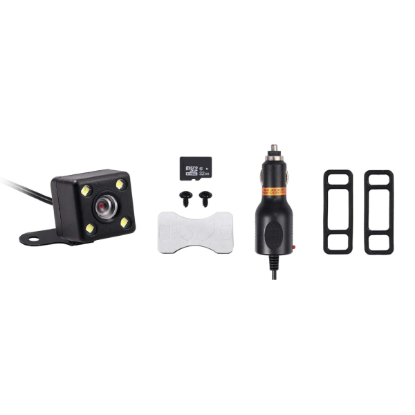⁦داش كاميرا ومراية برؤية أمامية وخلفية – Vehicle Blackbox DVR – فل إتش دي 1080P⁩ - الصورة ⁦3⁩