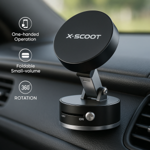 X-SCOOT حامل جوال مغناطيسي بقاعدة شفط – موديل XS-810