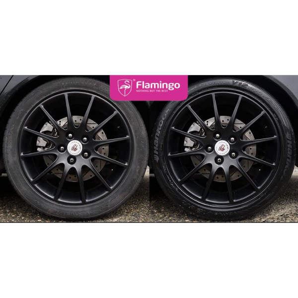 ⁦منظف إطارات رغوي Flamingo – Tire Foam⁩ - الصورة ⁦3⁩