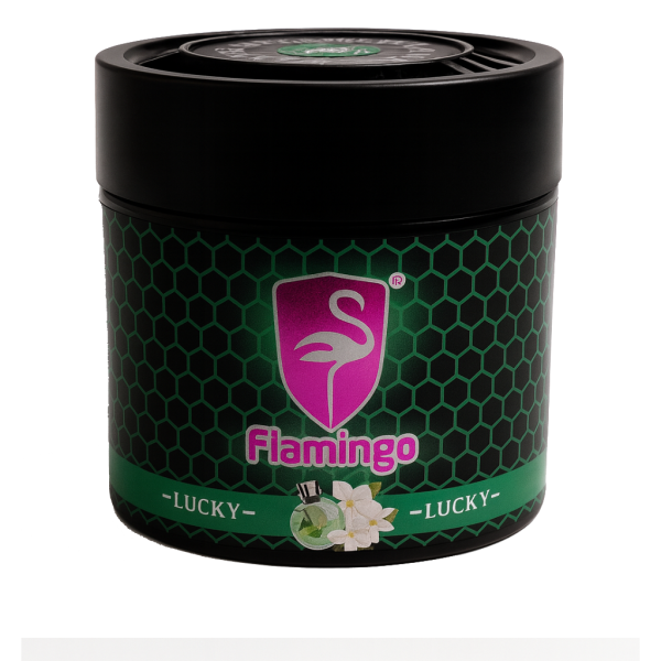 ⁦معطر جل للسيارة Flamingo – برائحة Lucky الفاخرة -220 جم⁩ - الصورة ⁦4⁩
