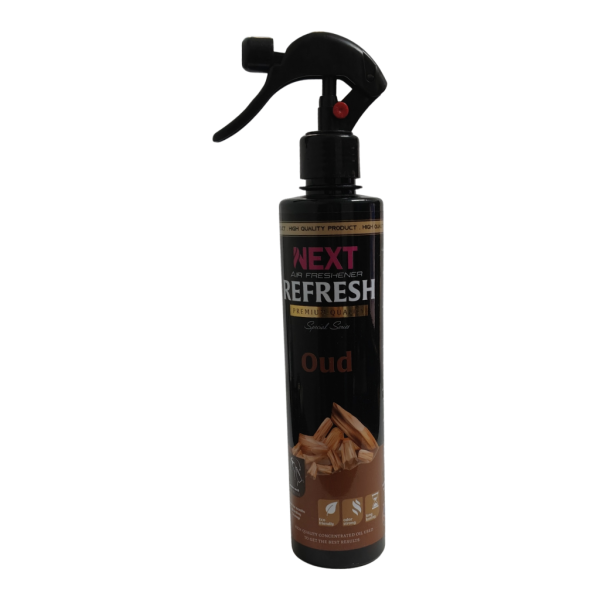 ⁦معطر جو NEXT REFRESH – برائحة العود – عبوة بخاخ فاخرة⁩ - الصورة ⁦2⁩