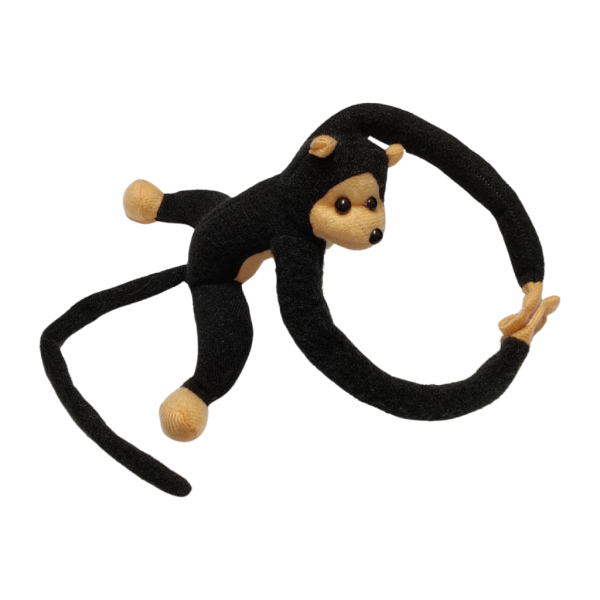 ⁦دمية قرد قماشية معلقة للسيارة – Hanging Monkey Plush for Car⁩ - الصورة ⁦6⁩