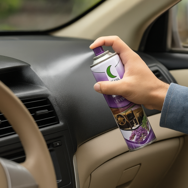بخاخ تلميع داخلي للسيارة برائحة اللافندر OSAMA Auto Silicone