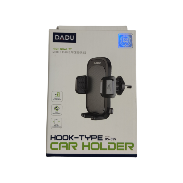 ⁦حامل موبايل للسيارة DADU – موديل DS-055 – يُركّب على فتحات التكييف (Hook Type)⁩ - الصورة ⁦4⁩