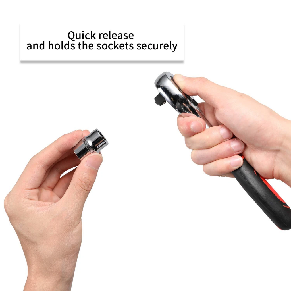 طقم مفتاح بساتم احترافي BISSO – 12 قطعة – فولاذ كروم فاناديوم – 1/2 Drive - الصورة 4