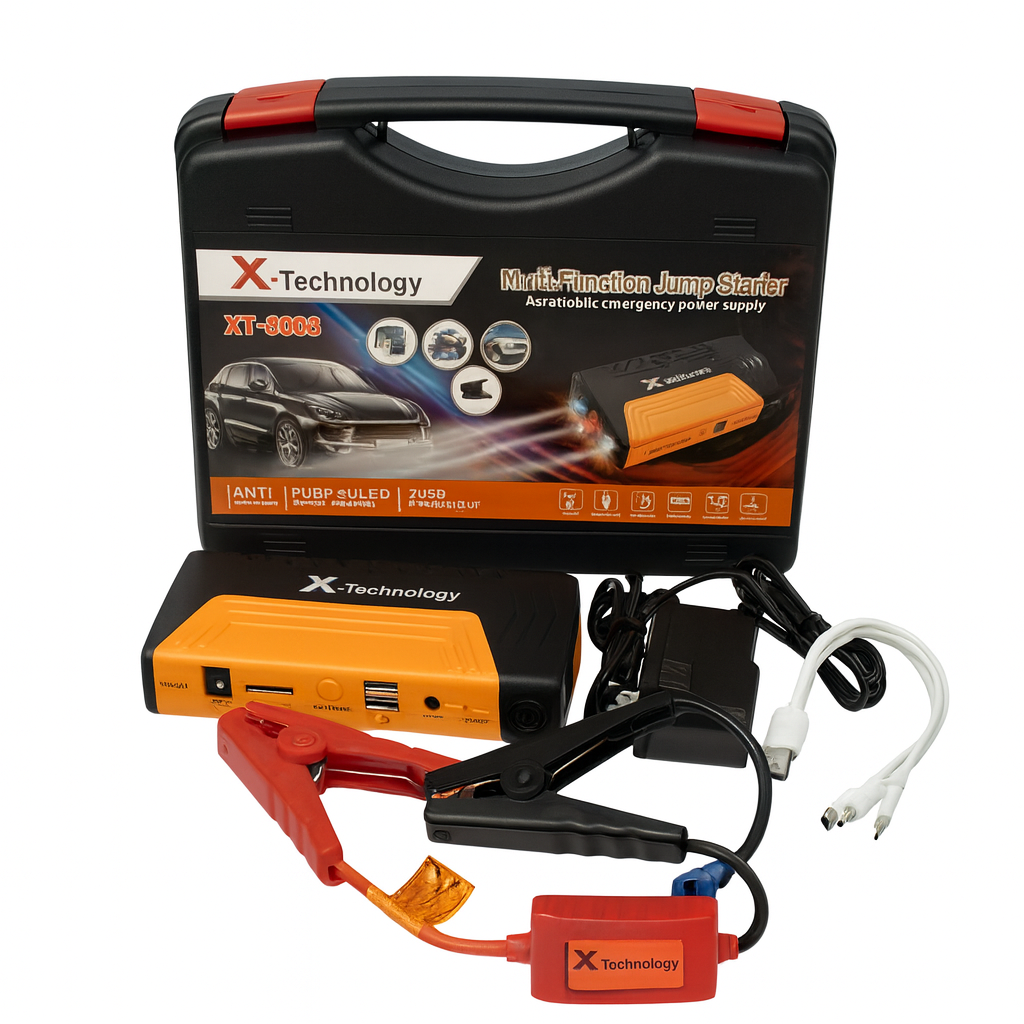جهاز تشغيل بطارية السيارة متعدد الوظائف X-Technology XT-8680 – قدرة 1600W