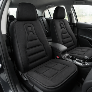 طقم عراقات مقاعد السيارة الامامية – لون مزيج عصري أسود