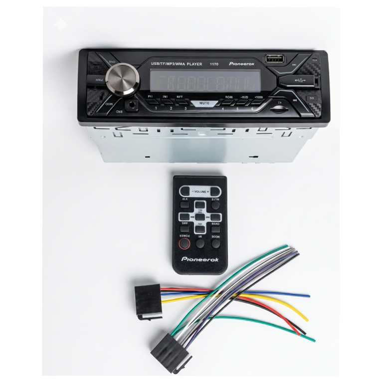 مسجل سيارة Pioneerok 1170 USB/TF/MP3/WMA Player - الصورة 2